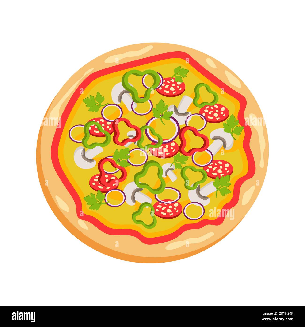 Cheese top view Stock Vector Images - Alamy