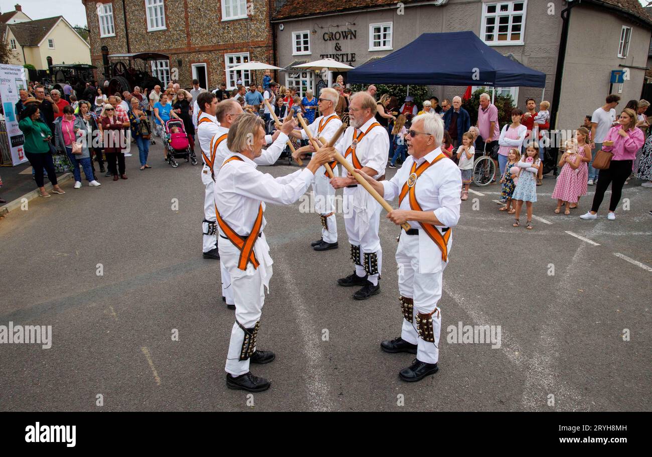 Morris dancers at the Great Chesterford Steam Fair which had a range of