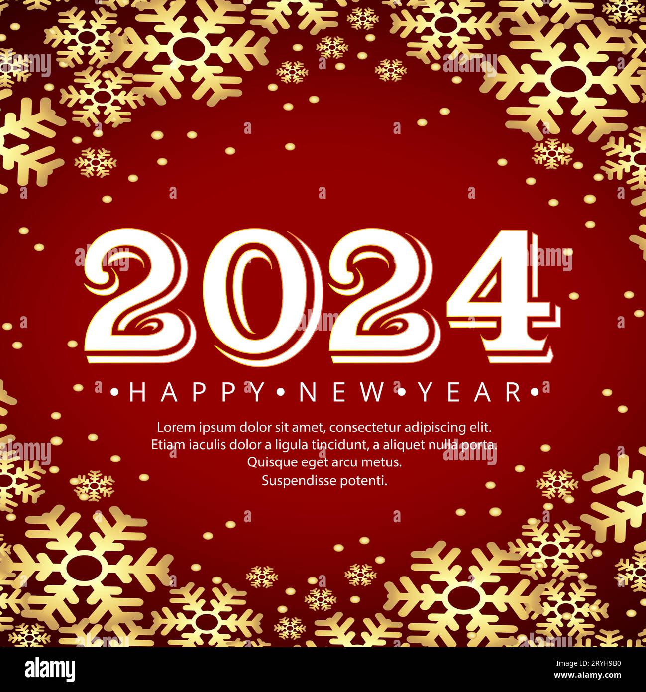 Happy new year 2024 design with numbers. happy new year 2024 vector