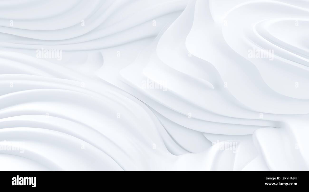 Abstract 3D White Background Stock Photo - Alamy