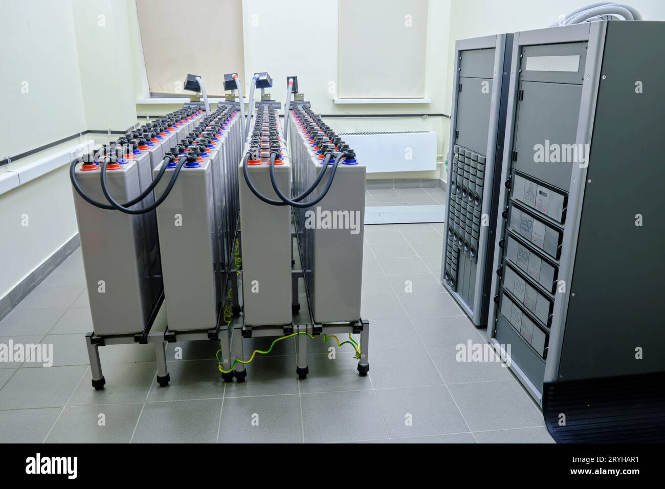 Control panel on the UPS module displays important information about