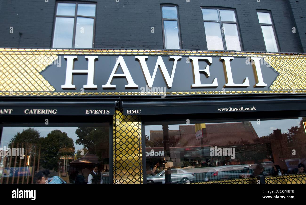Haweli Pakistani Restaurant, Southall, London, UK Stock Photo Alamy
