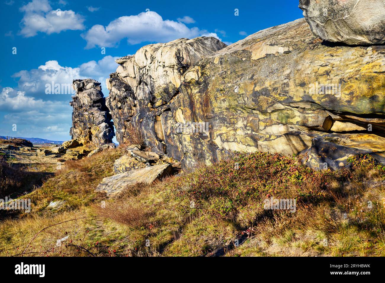 Photo of Devil's Wall in Germany Stock Photo - Alamy