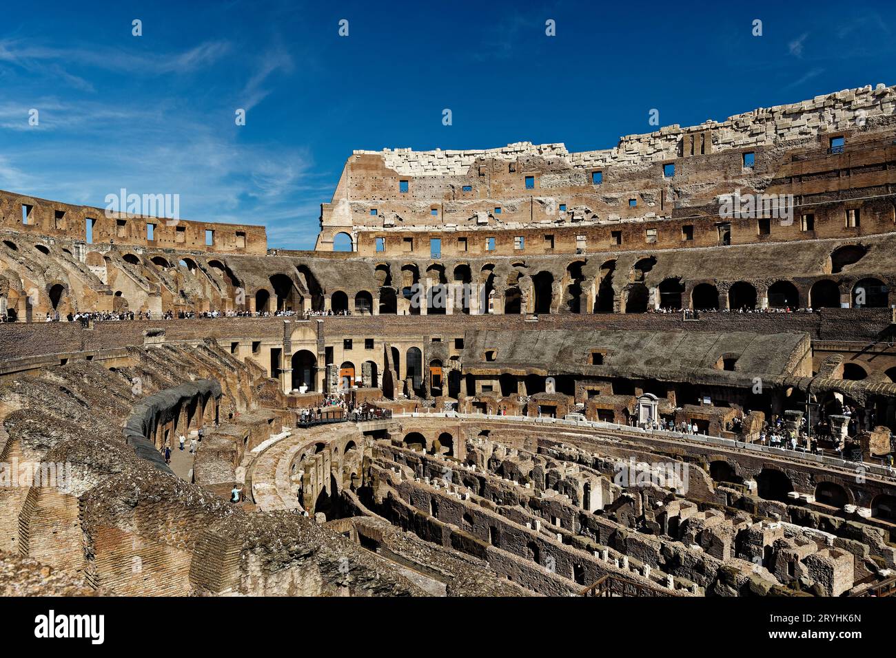 Coliseum Images Inside the colosseum amphitheatre ruins hi-res stock photography and ...