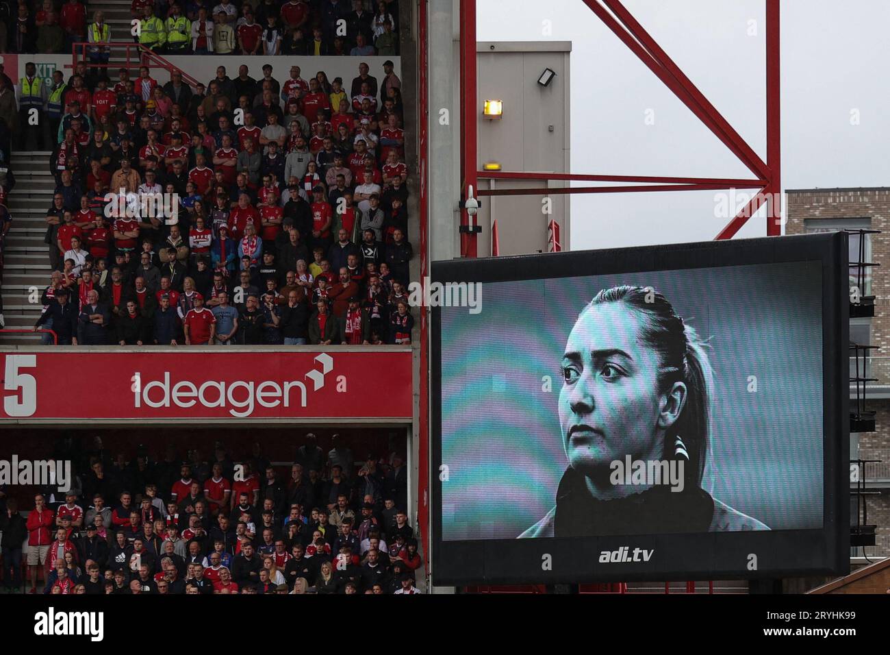 A Minutes Silence Is Held For Former Nottingham Forest Player Maddy ...