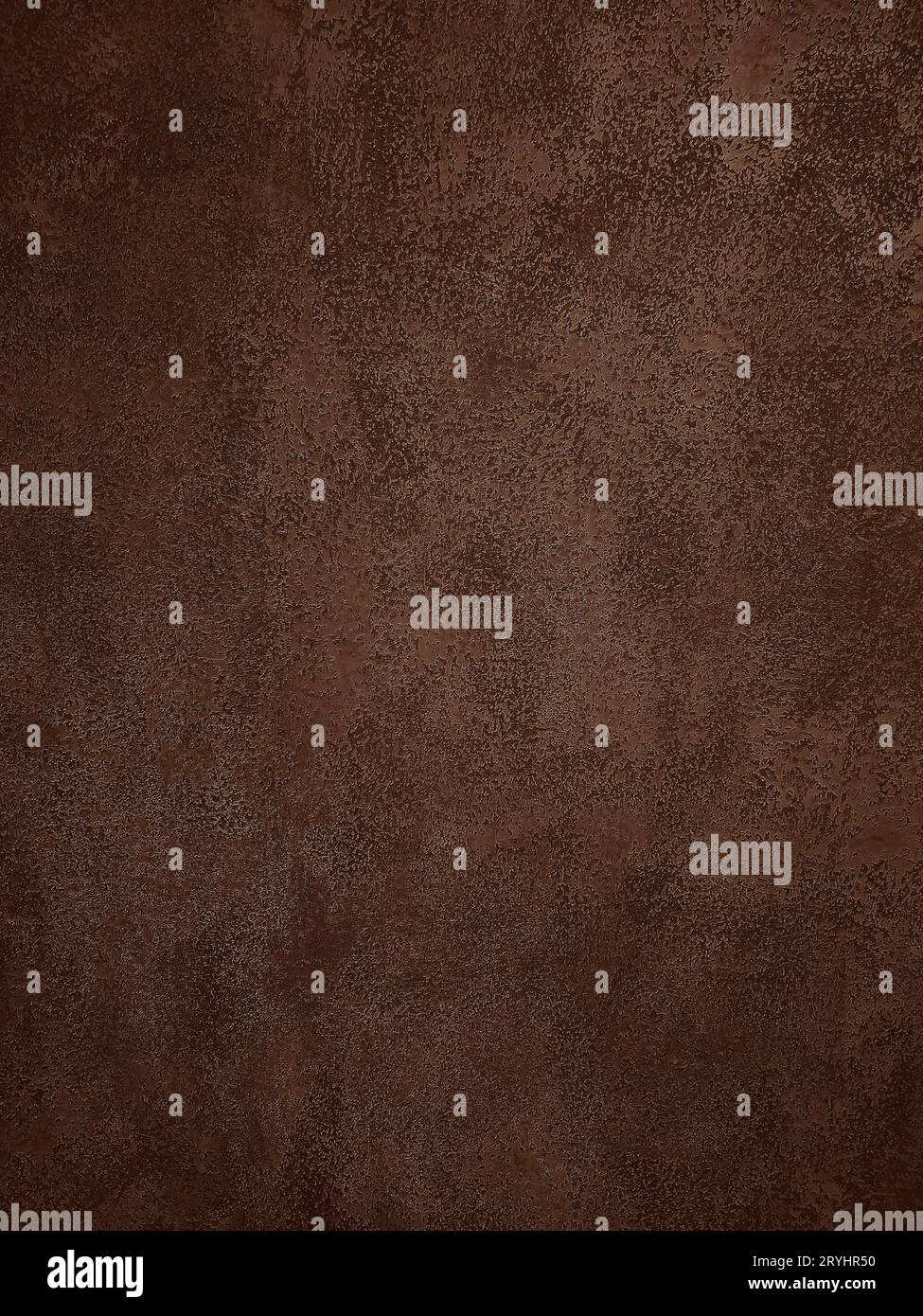 Uneven brown plaster background texture Stock Photo