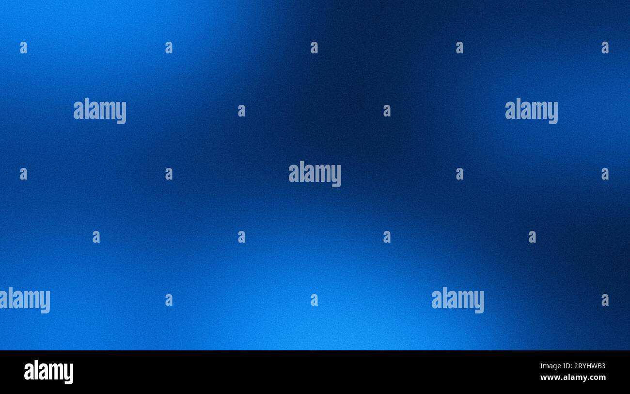 Blue grainy gradient background, noise texture effect, dark abstract ...