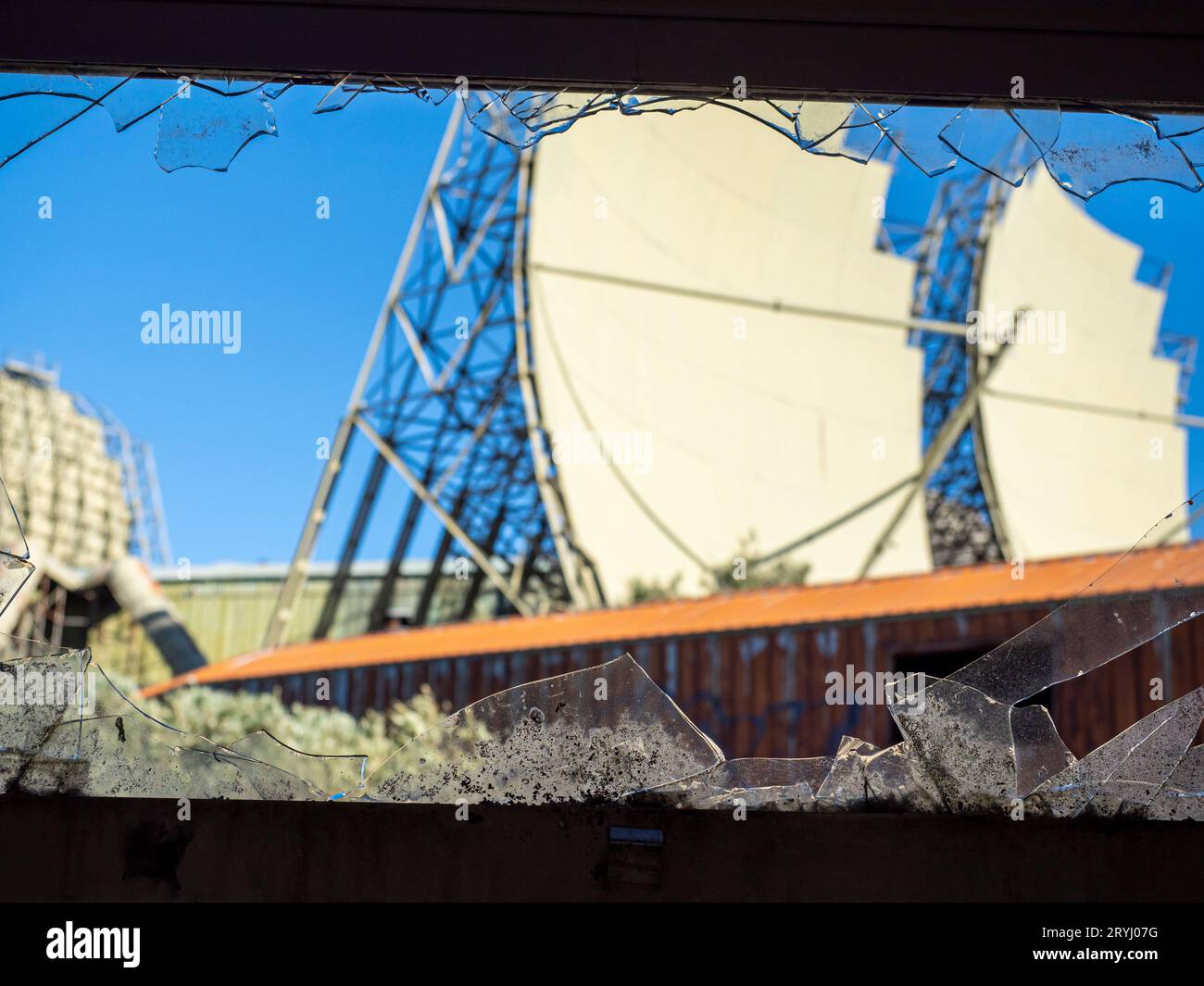 An abandoned NATO military base Stock Photo - Alamy