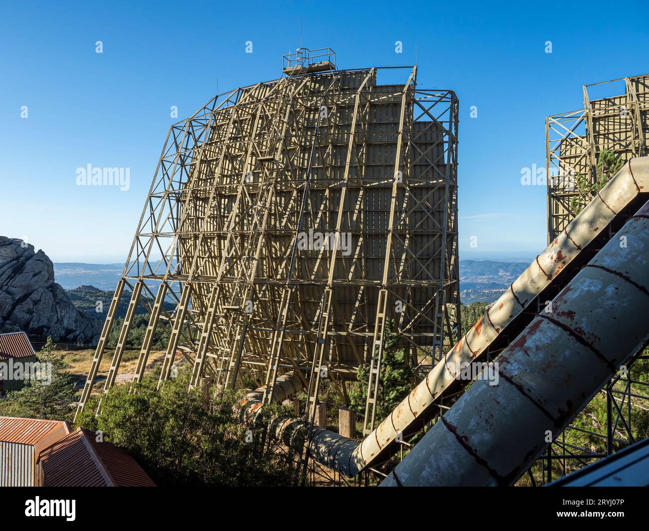 An abandoned NATO military base Stock Photo Alamy