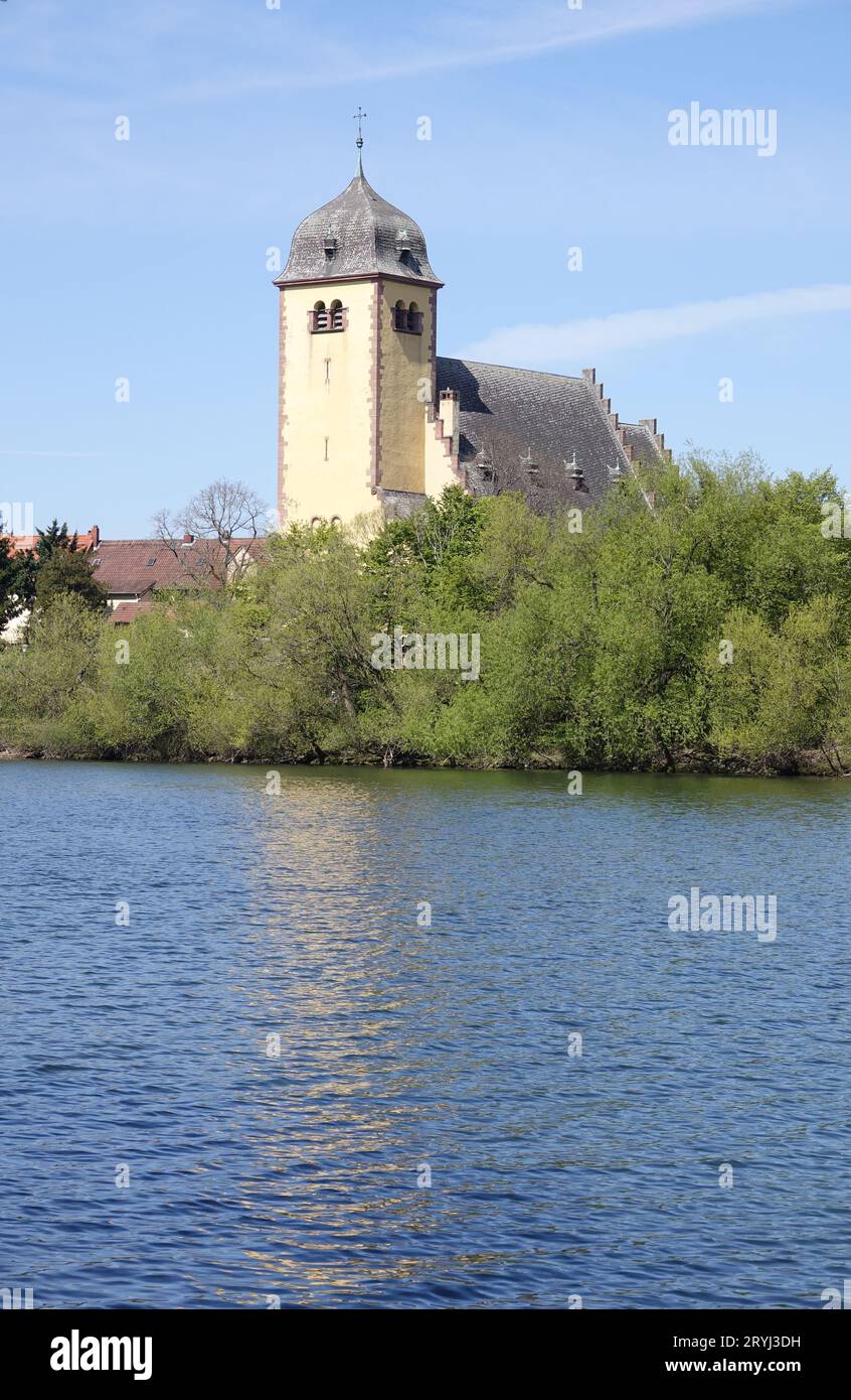 Gustav Adolf Church in Grossauheim Stock Photo Alamy