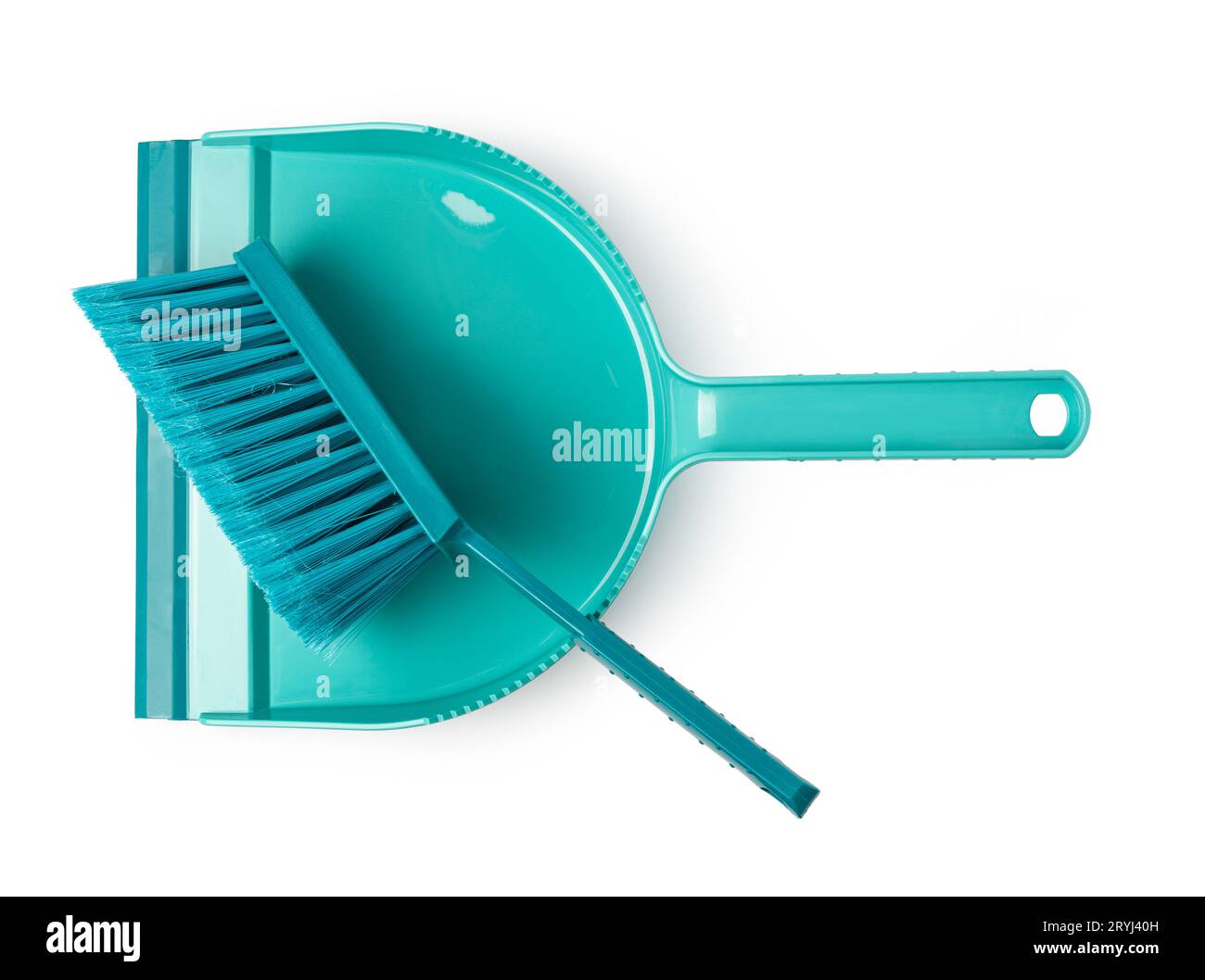 Weeping brush and dustpan Stock Photo
