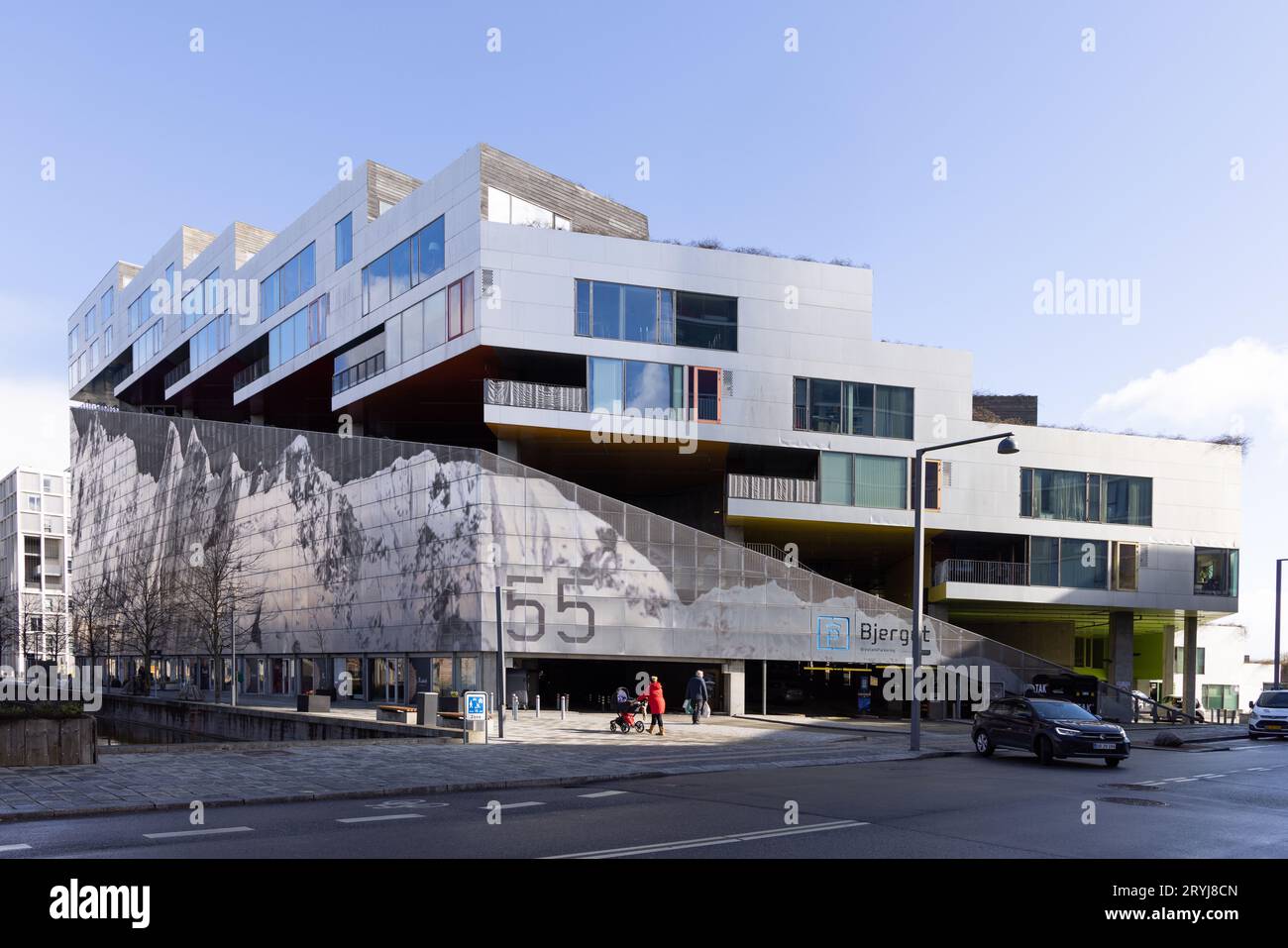 Mountain Dwellings Bjarke Ingels Group BIG Copenhagen Stock Photo