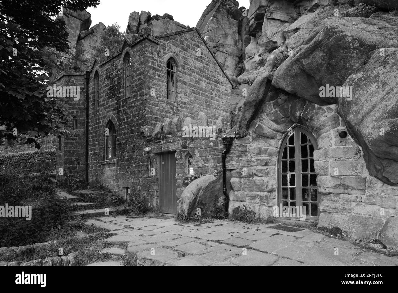 The Rock Hall cottage, the Roaches Rocks, near Leek town, Staffordshire