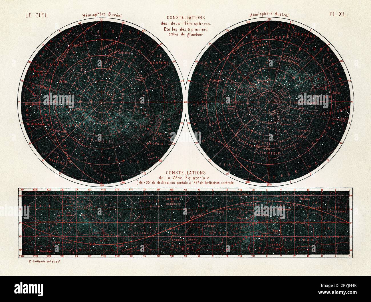 Southern hemisphere star map hi-res stock photography and Southern hemisphere star map hi-res stock photography and