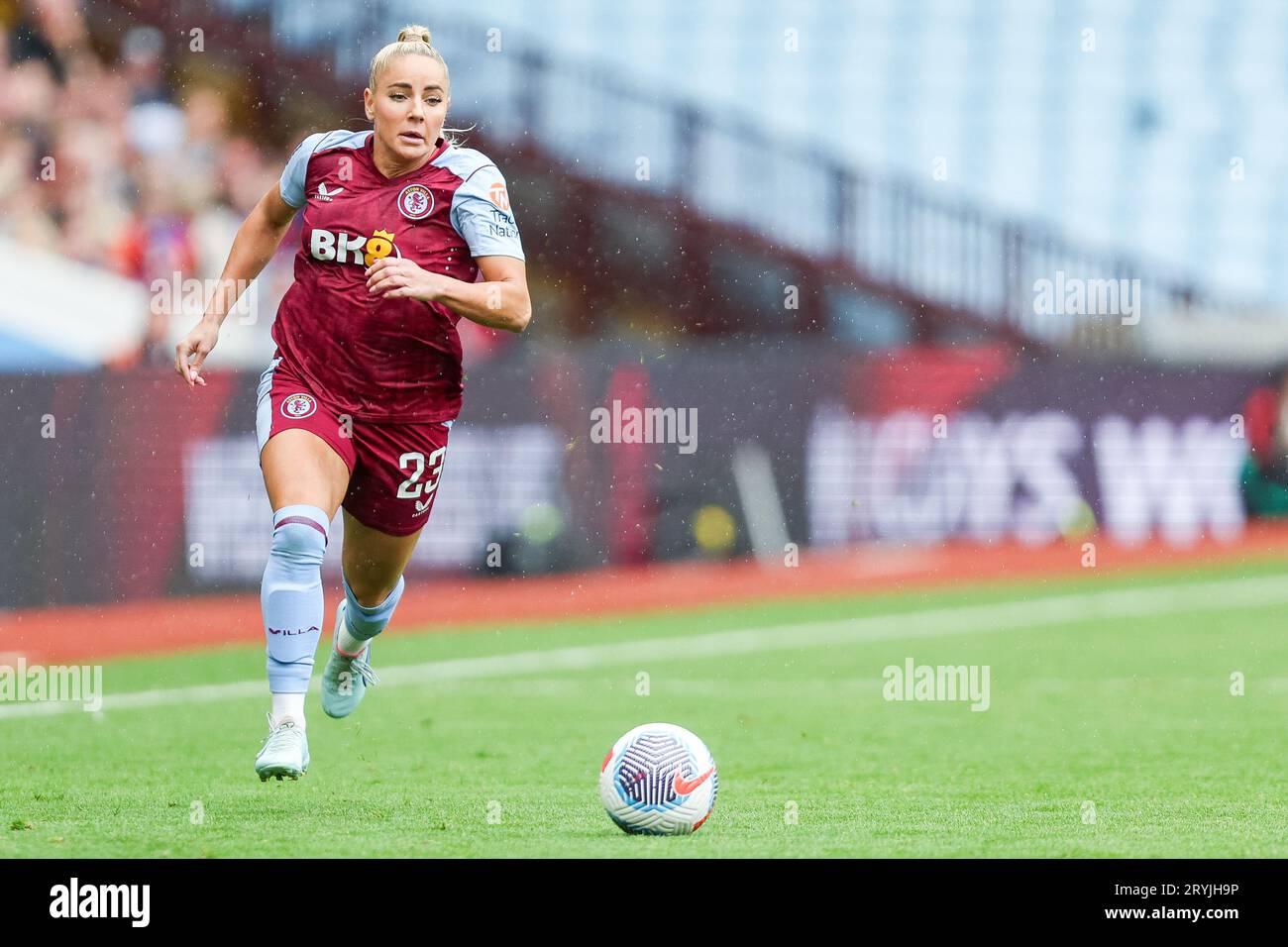 Birmingham, UK. 01st Oct, 2023. Aston Villa's Adriana Leon in attacking ...