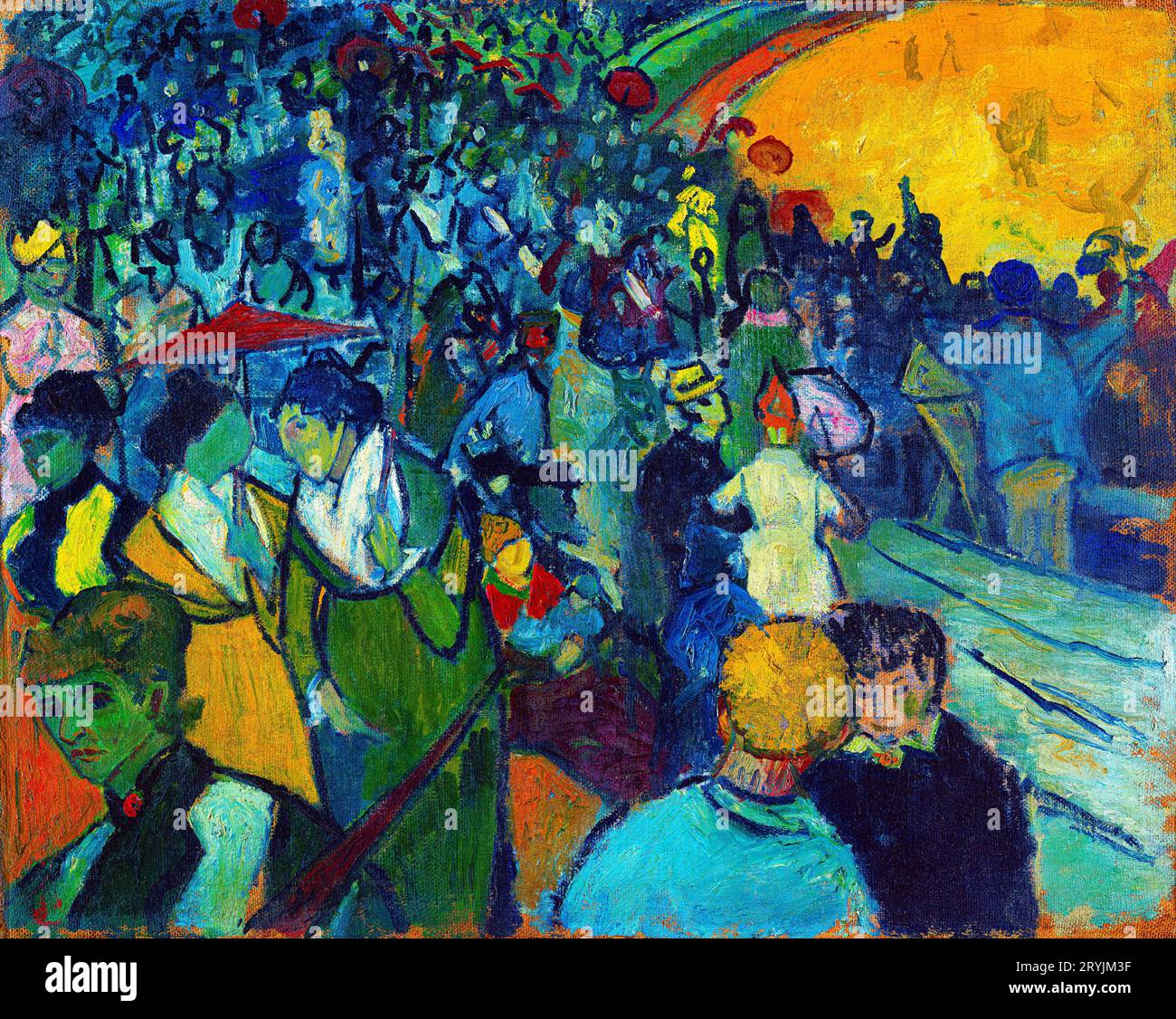 Vincent van Gogh's Les Aregrave; nes famous painting Stock Photo Alamy