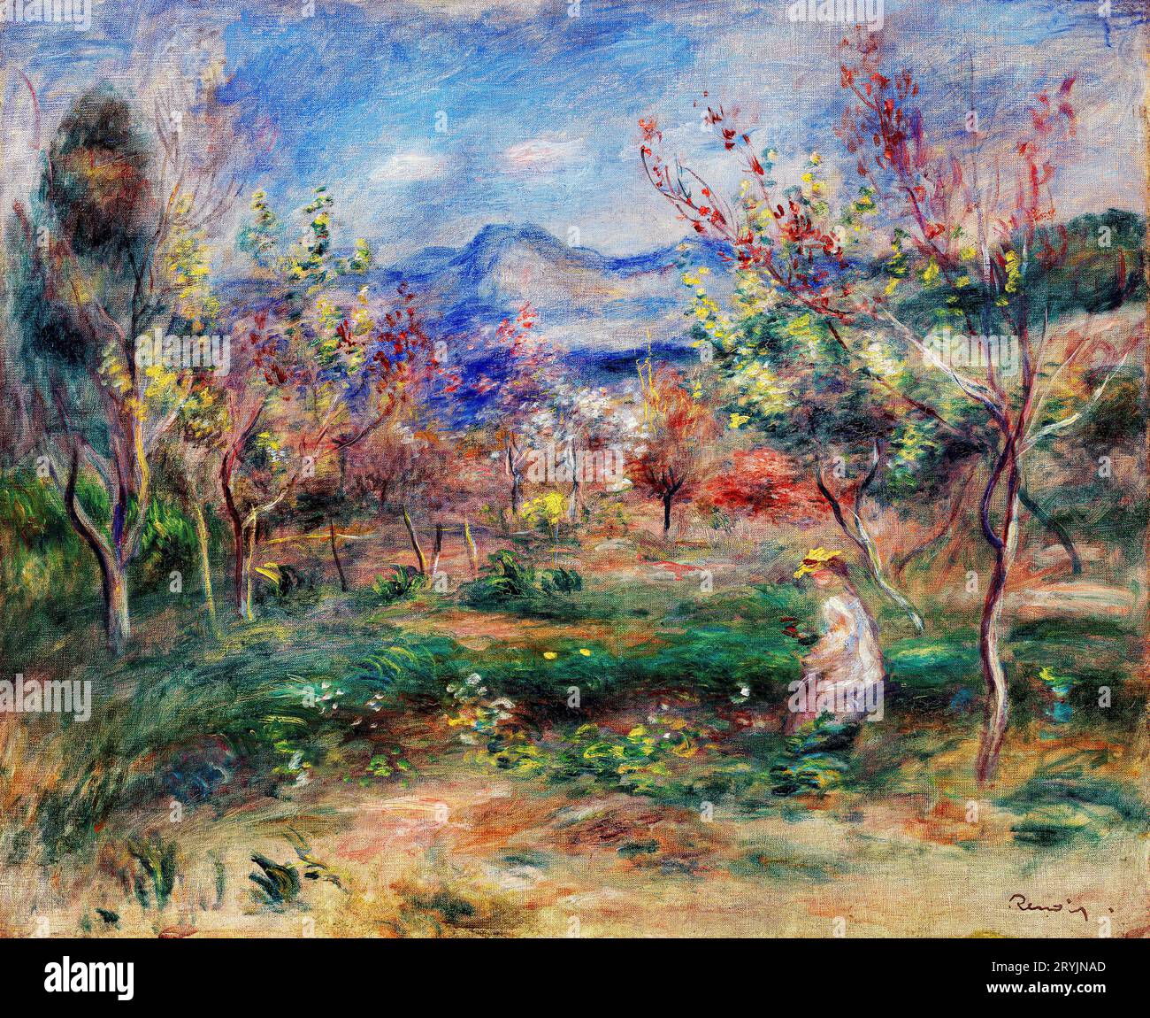 Pierre Auguste Renoir, Landscape, (Paysage), landscape