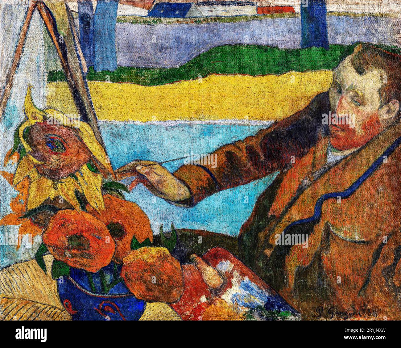 Giallobus - Cadre - Paul Gauguin - Espièglerie - Toile - 140x100