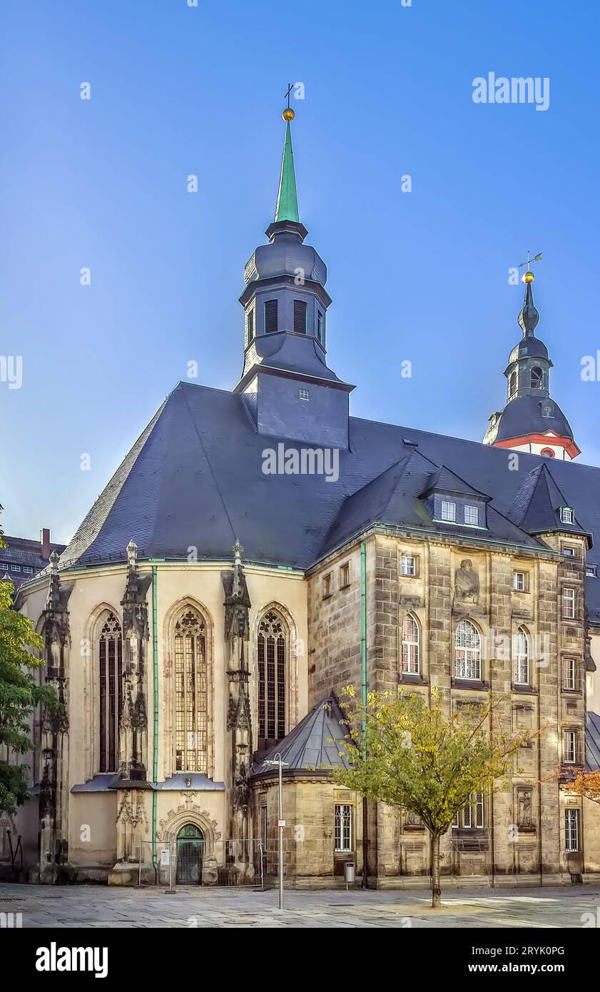 Saint James Church in Chemnitz, Germany Stock Photo