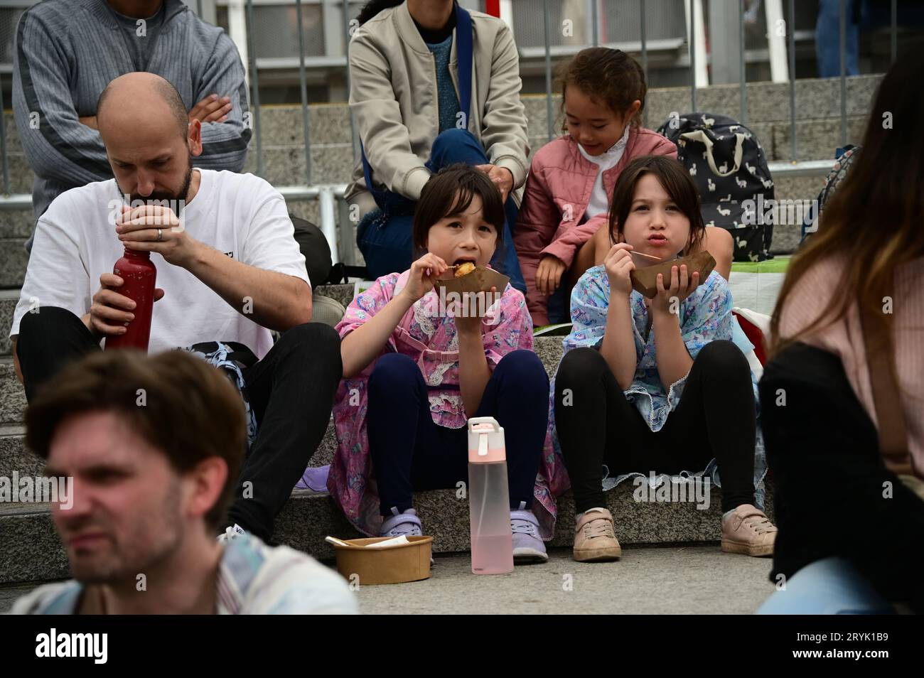 London, UK. 1st Oct, 2023. The Japan Matsuri Festival is back in Trafalgar Square, London, UK, for Japanese culture, dances, performances, foods, and drinks. Credit: See Li/Picture Capital/Alamy Live News Stock Photo