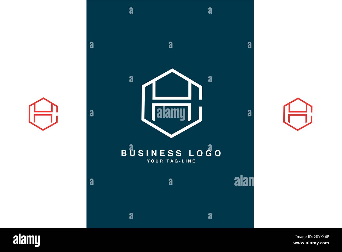 H c logo design hi-res stock photography and images - Alamy