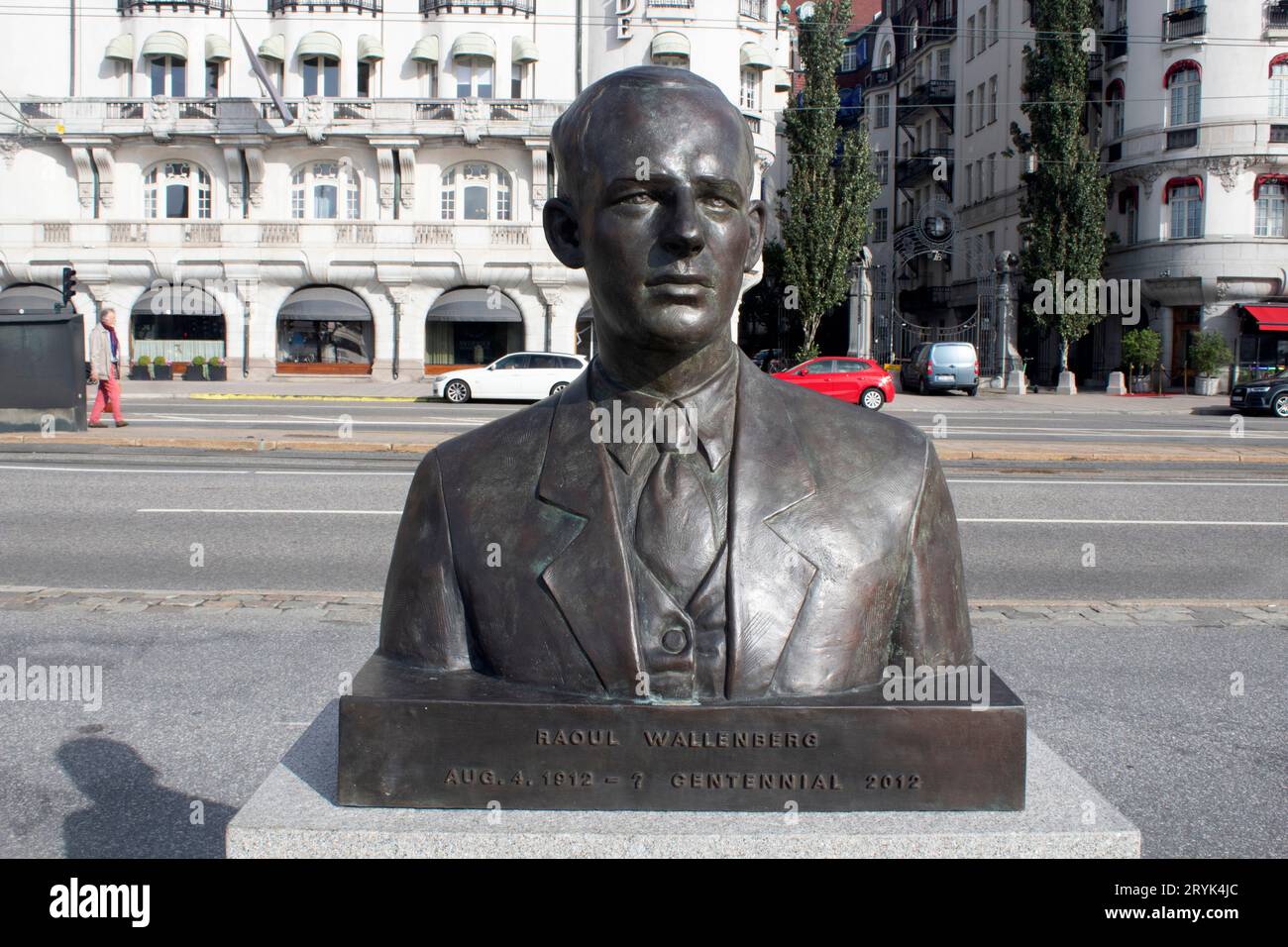 Raoul Wallenberg Monument, Stockholm Sweden Stock Photo