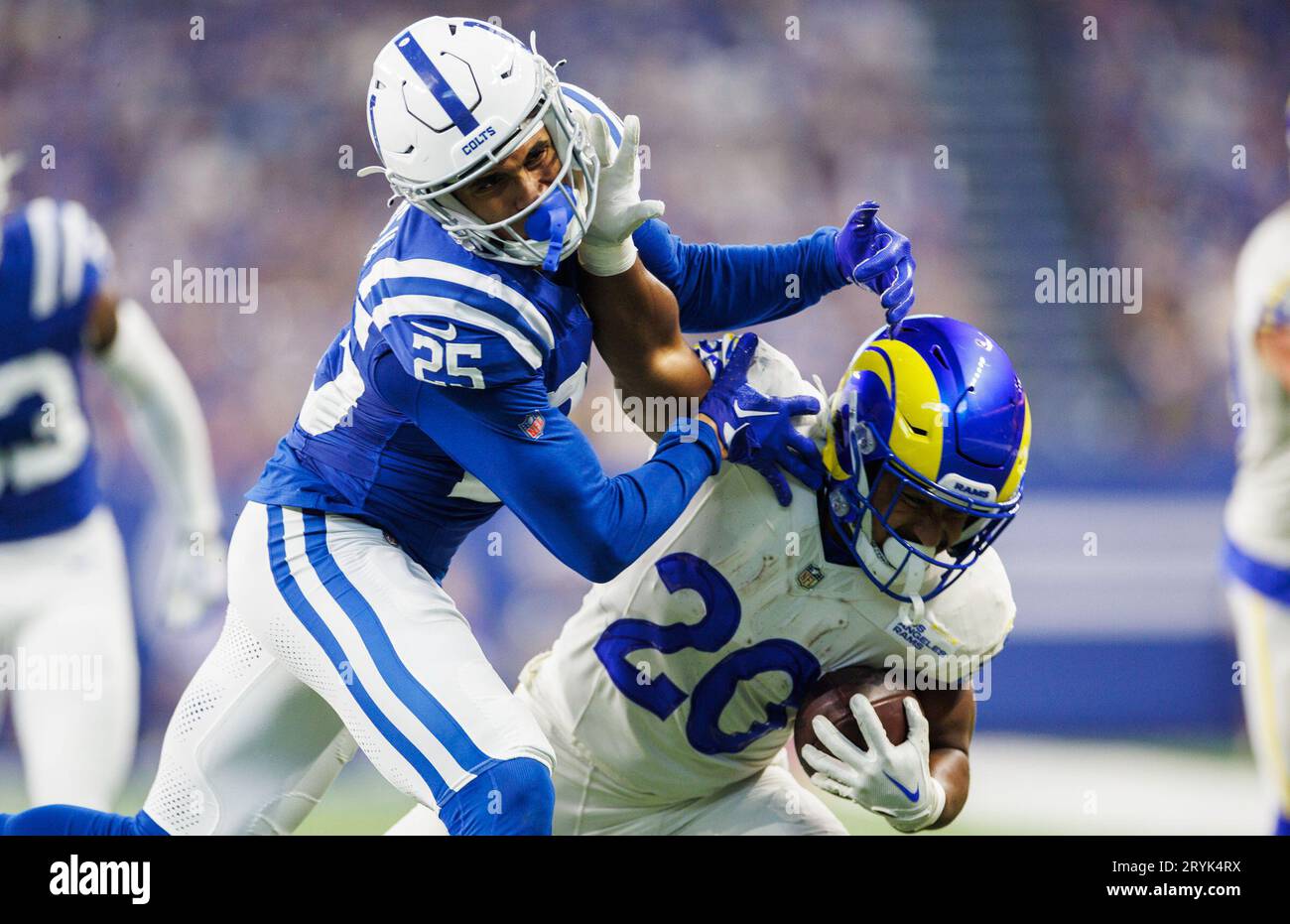 Indianapolis, Indiana, USA. 01st Oct, 2023. Los Angeles Rams running ...