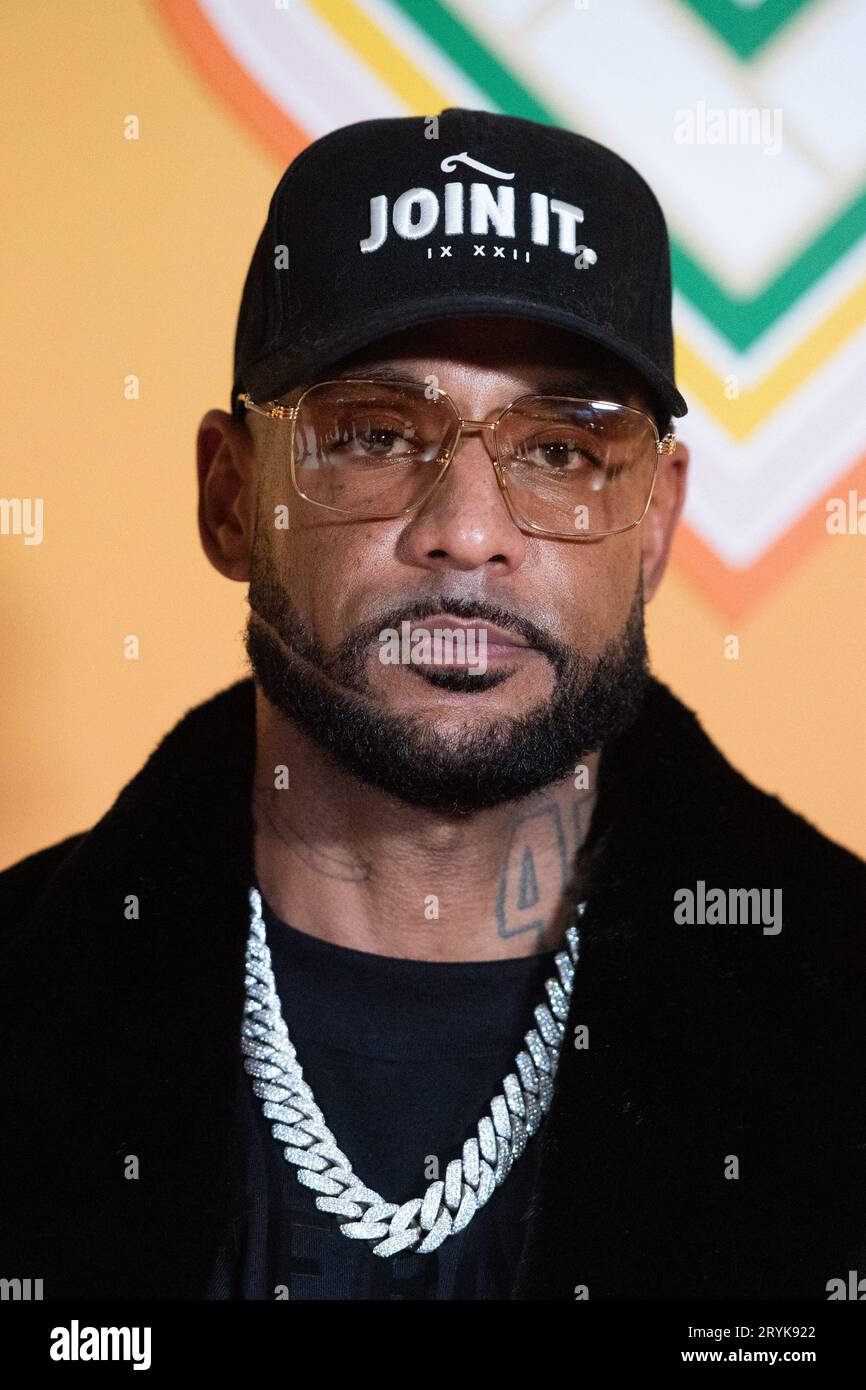 Paris, France. 01st Oct, 2023. Booba attending the Casablanca Womenswear  SpringSummer 2024 show as part of Paris Fashion Week in Paris, France on  October 01, 2023. Photo by Aurore MarechalABACAPRESS.COM Credit: Abaca