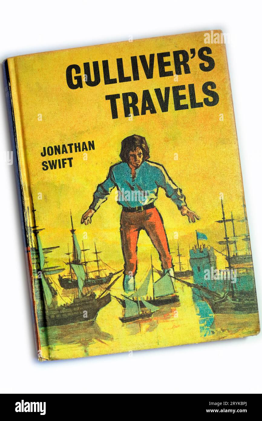 Gullivers Travels Book Cover Jonathan Swift