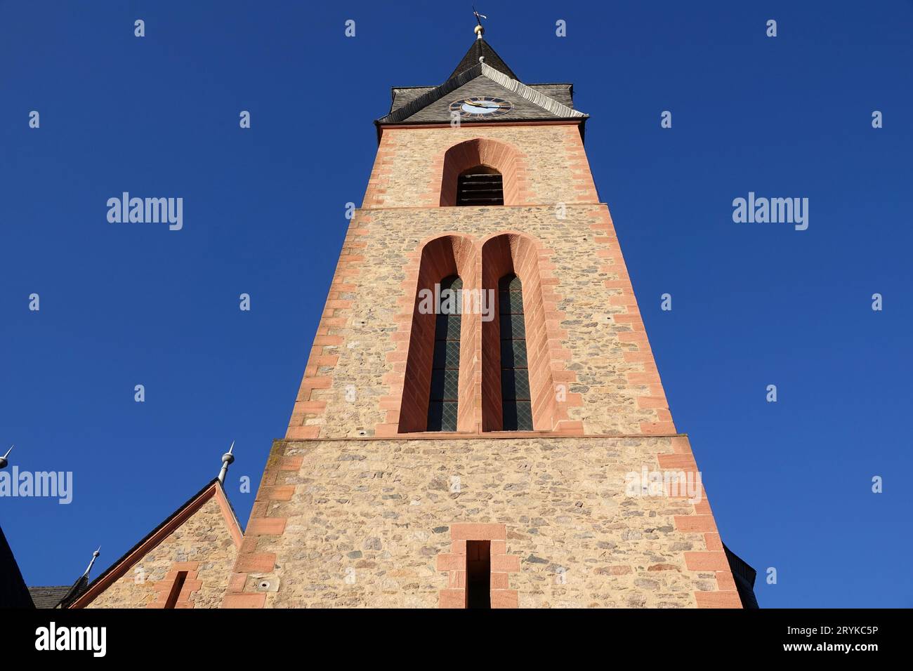 Church in Fischbachtal-Niedernhausen Stock Photo