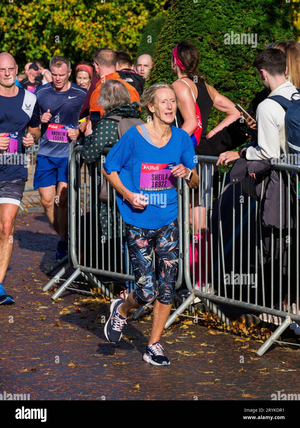 GLASGOW, SCOTLAND, UK. October 1st, 2023. An older female competitor