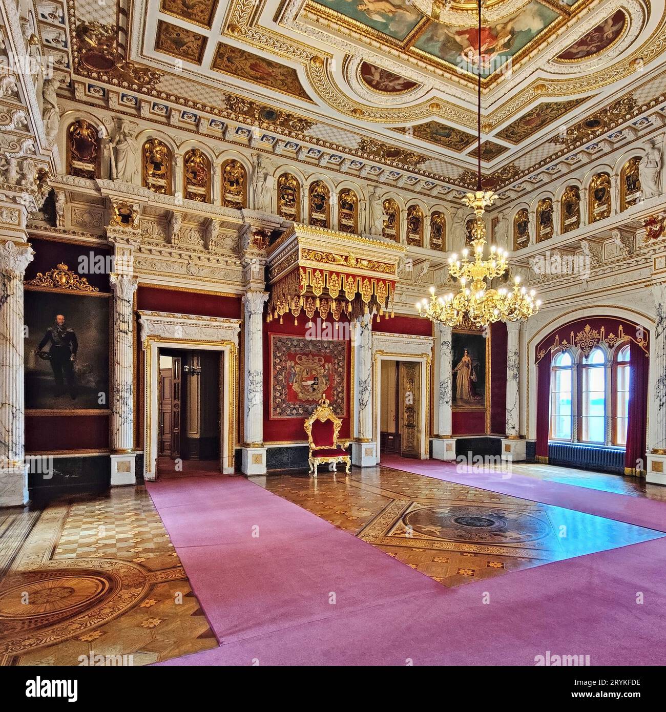 Throne Room, Schwerin Castle, Schwerin, MecklenburgWest Pomerania