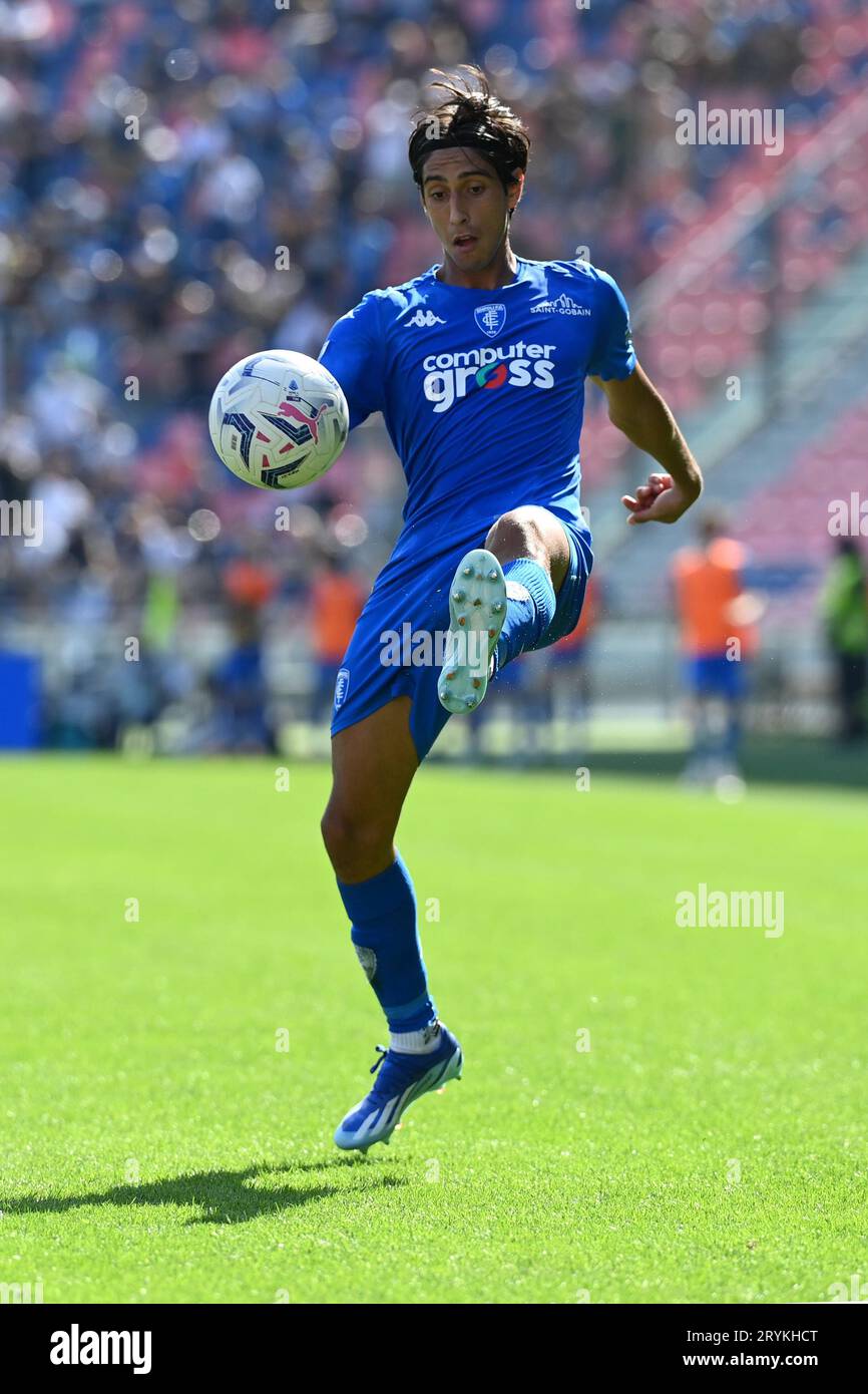 Bologna, Italy. 01st Oct, 2023. Youssef Maleh (Empoli Fc) in action