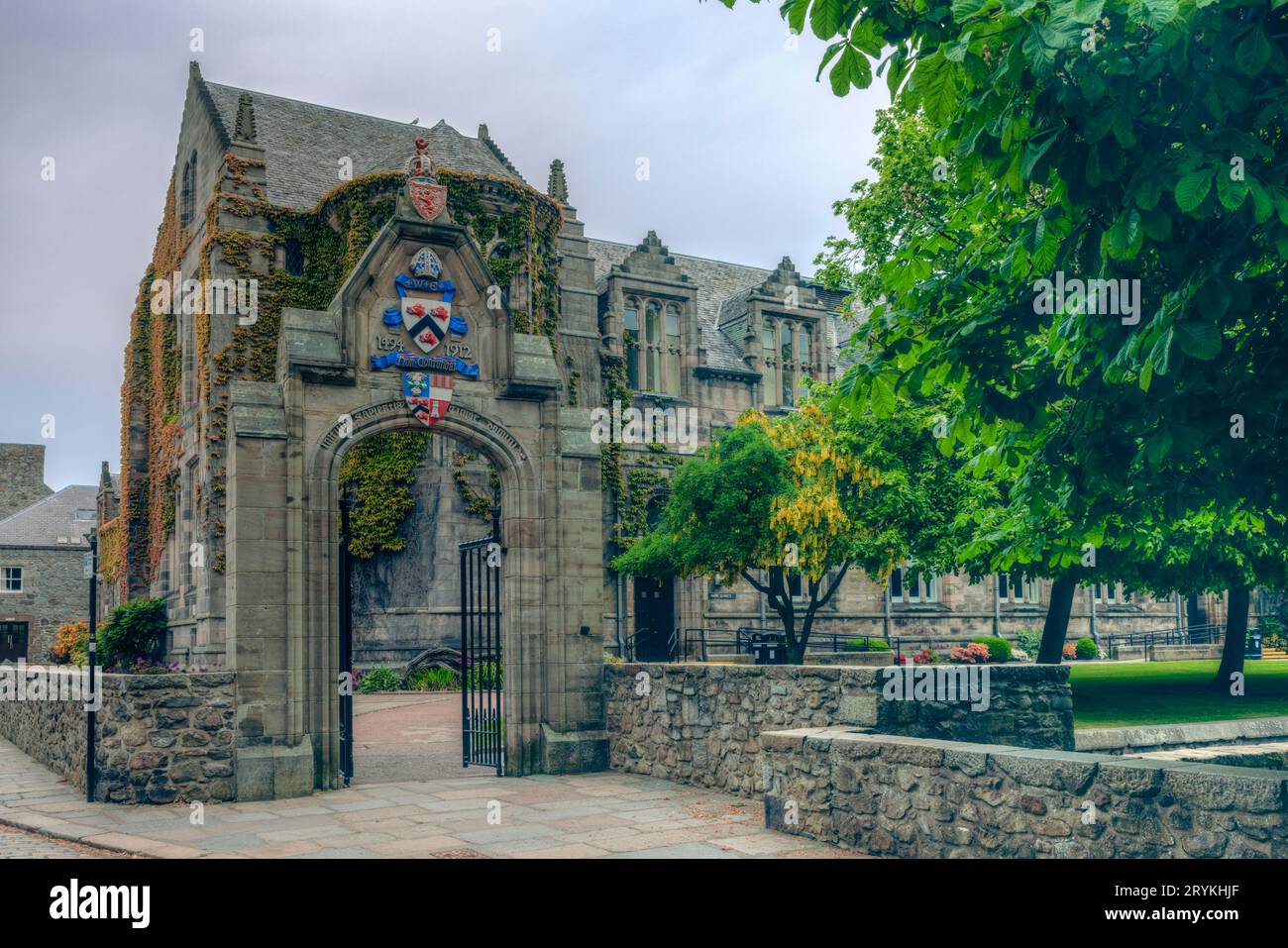King's College and the University of Aberdeen, Scotland Stock Photo