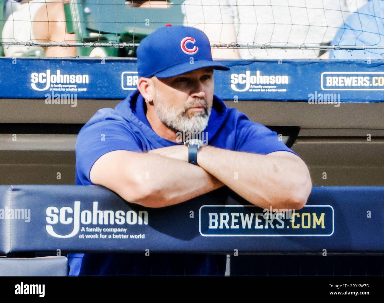 Milwaukee, United States. 01st Oct, 2023. Chicago Cubs manager