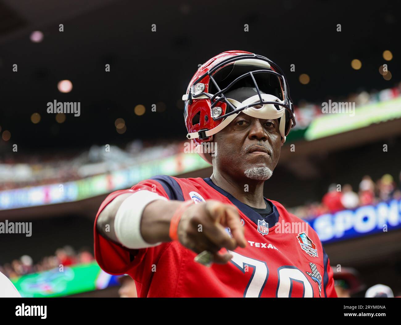 LAS VEGAS, NV - OCTOBER 23: Houston Texans CB Steven Nelson gets signals  from the sidelines during the NFL game featuring the Houston Texans against  the Las Vegas Raiders on October 23