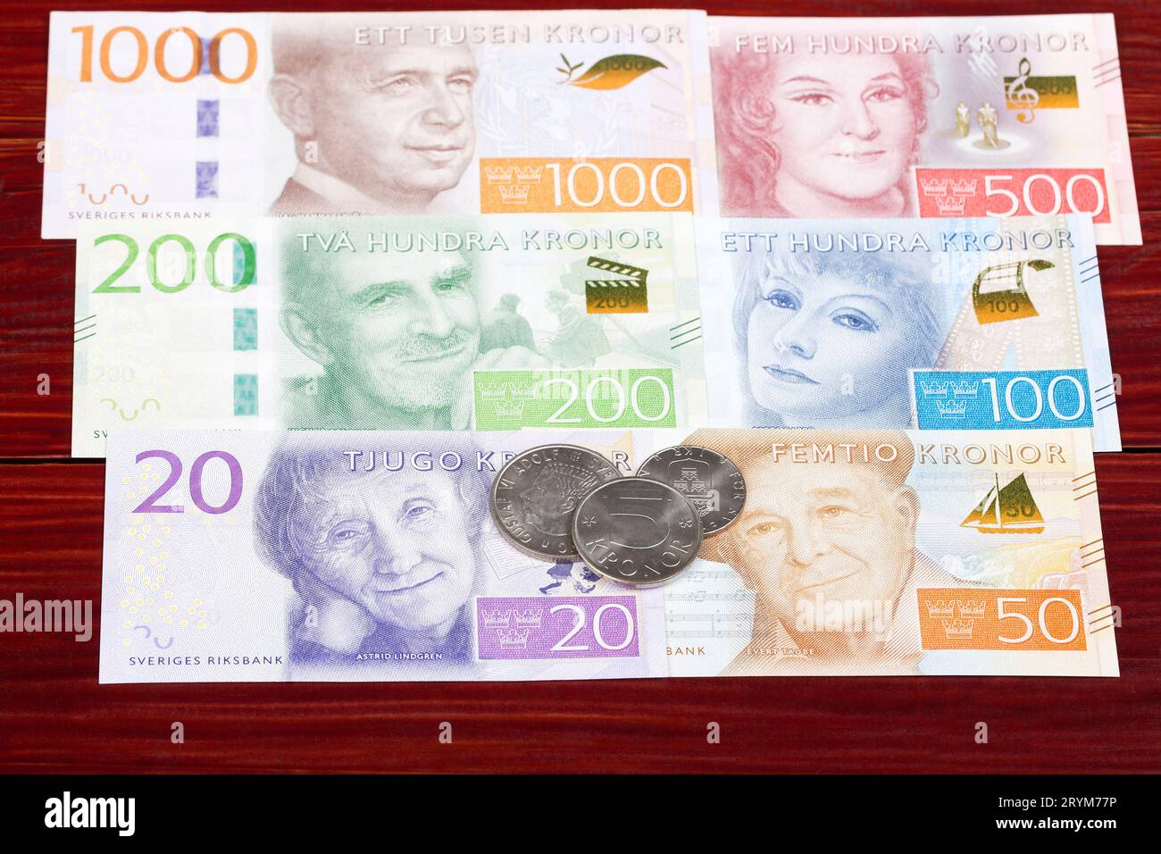 Swedish banknotes hi-res stock photography and images - Alamy