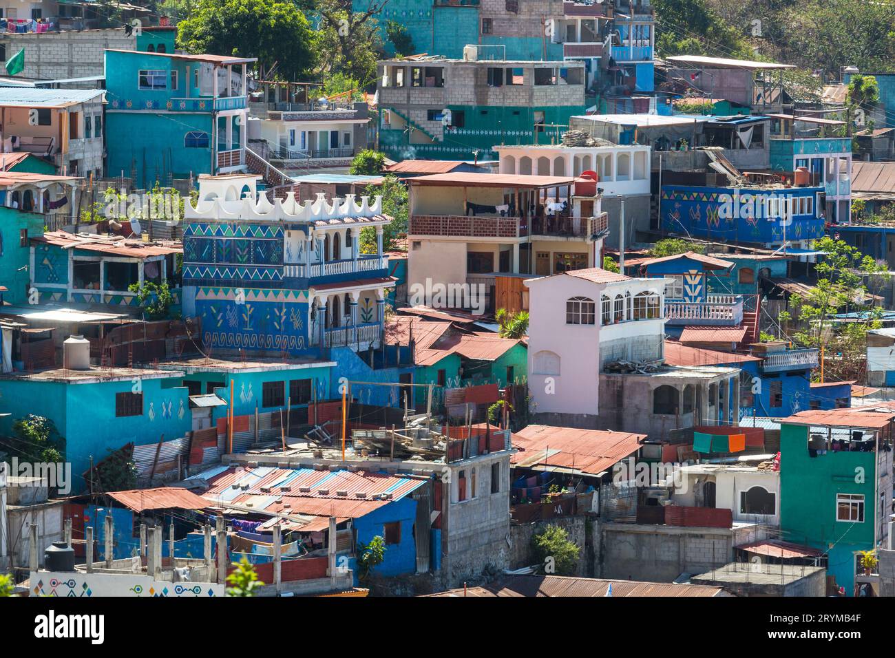 Colorful street Stock Photo