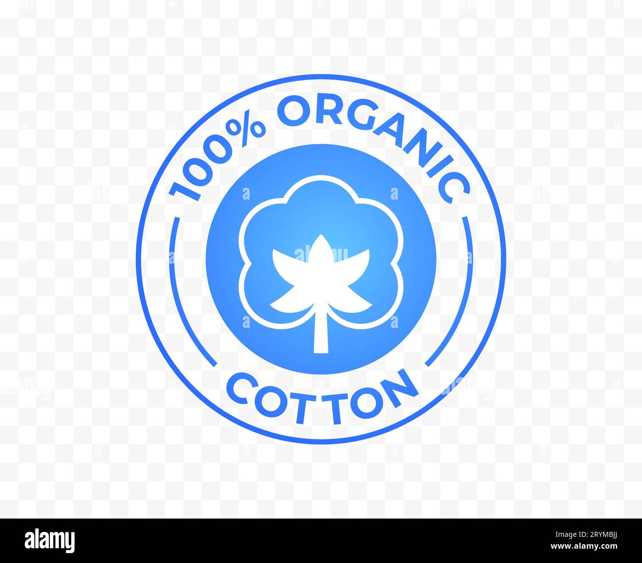 Cotton icon. Cotton fabric symbol. Natural product material