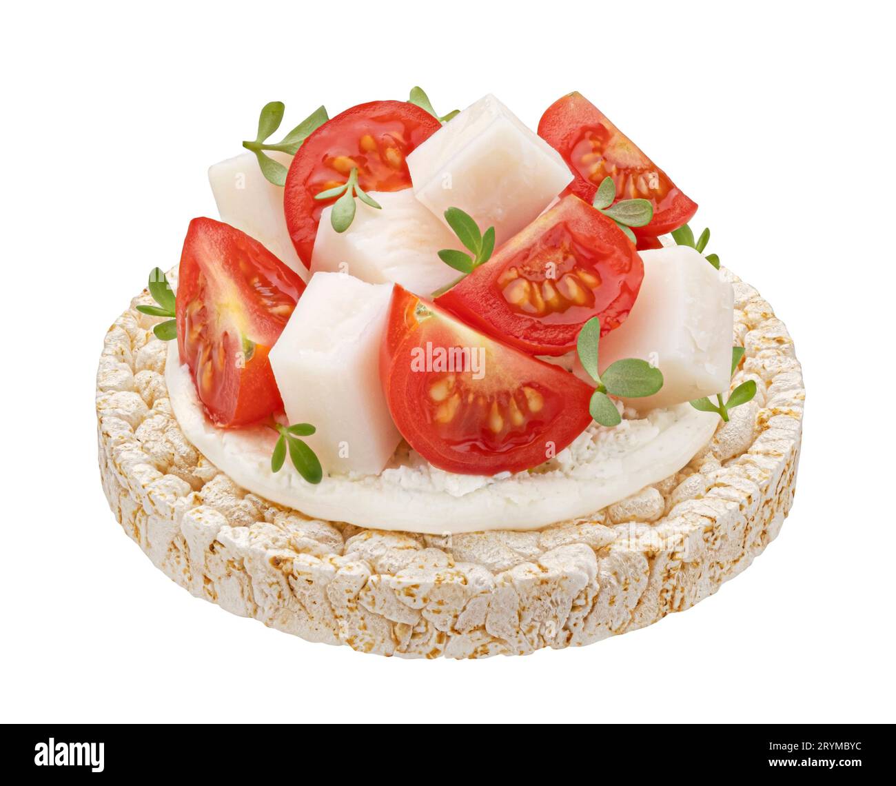 Puffed rice cake Cut Out Stock Images & Pictures - Alamy