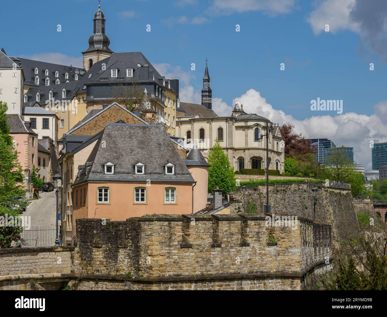 The old cit yof Luxembourg Stock Photo - Alamy
