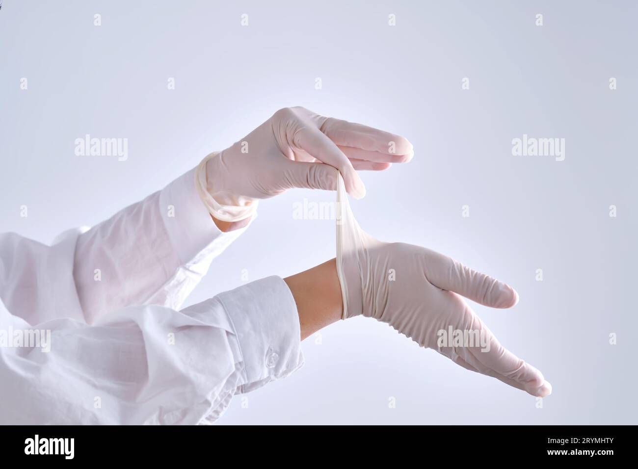 Latex gloves nurse hi-res stock photography and images - Alamy