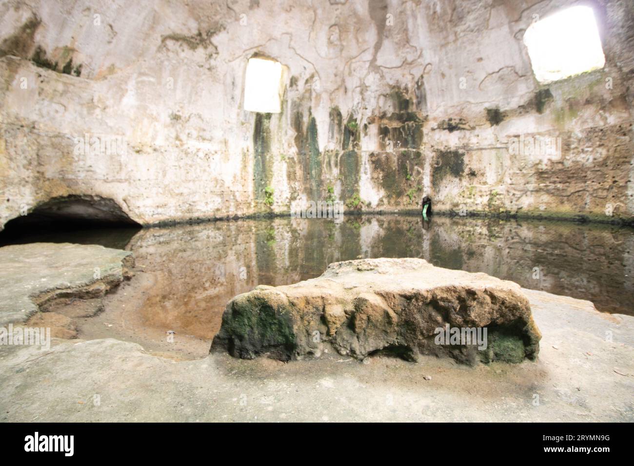 Mercury temple in baths of Baia Stock Photo