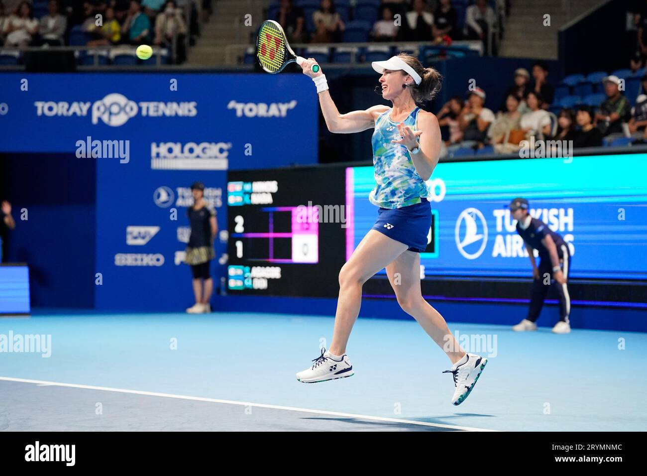 tokyo-japan-1st-oct-2023-martina-hingis-sui-tennis-exhibition