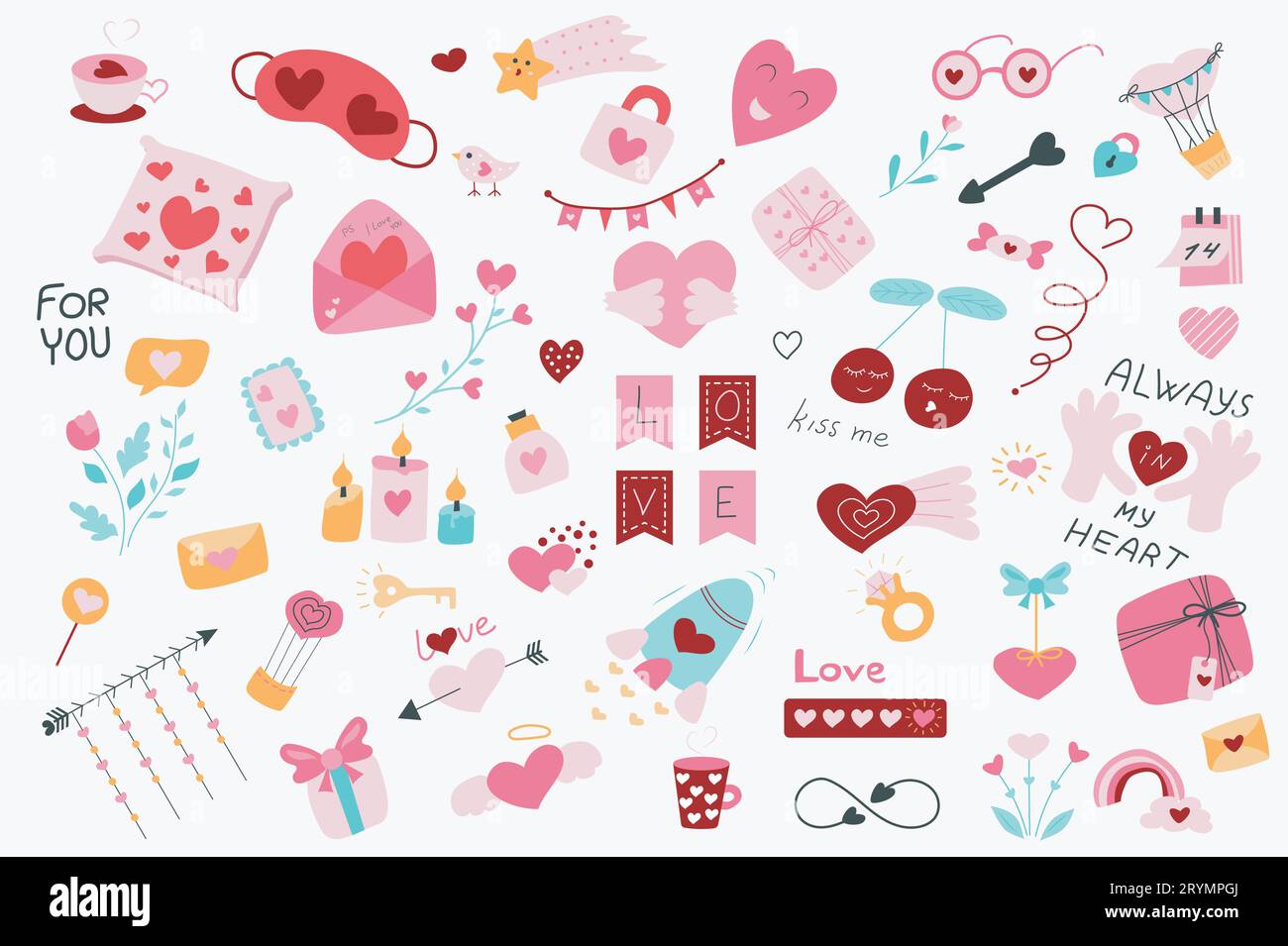 Love Arrow 2, Vector, Love, cute, word' Sticker