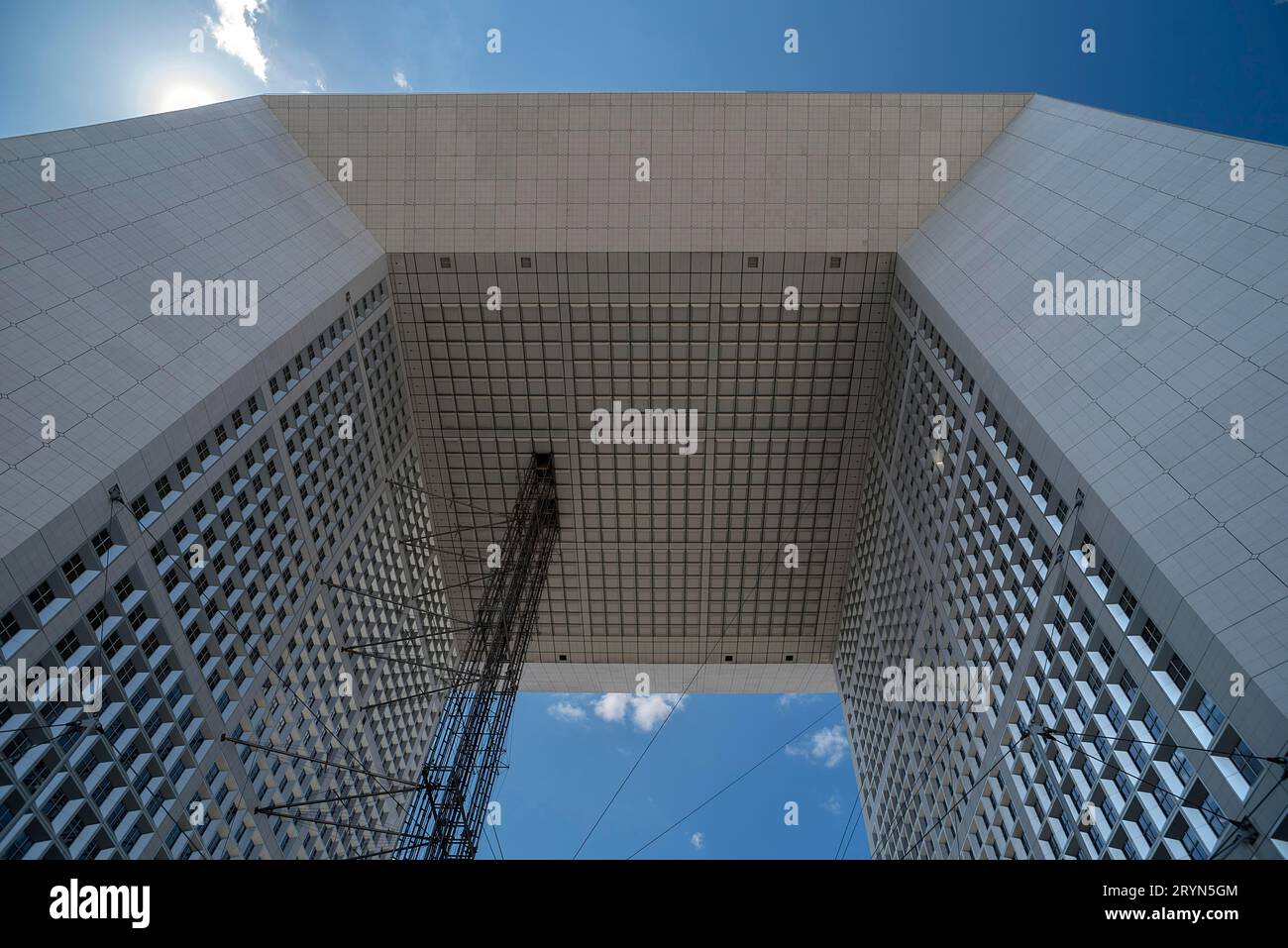 High Rises Dc Le Grand Arche, dimension: H 110, 9 m, W 106, 9 m, L 112 m, in the new ...