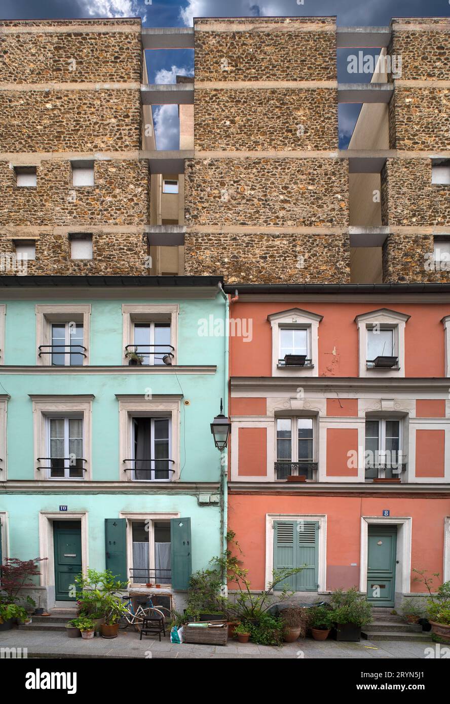 Flats for rent, Paris, France Stock Photo Alamy