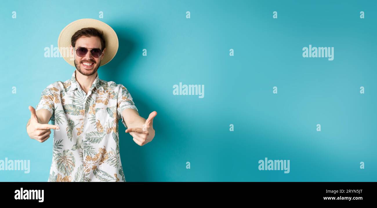 Happy tourist center hi-res stock photography and images - Alamy