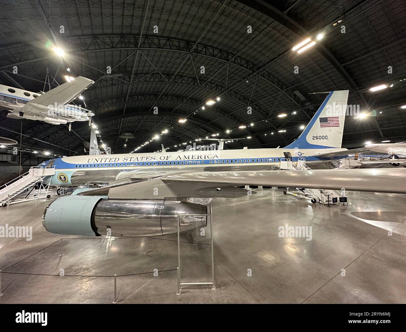 SAM 26000 Presidential Boeing VC-137C Aircraft Stock Photo