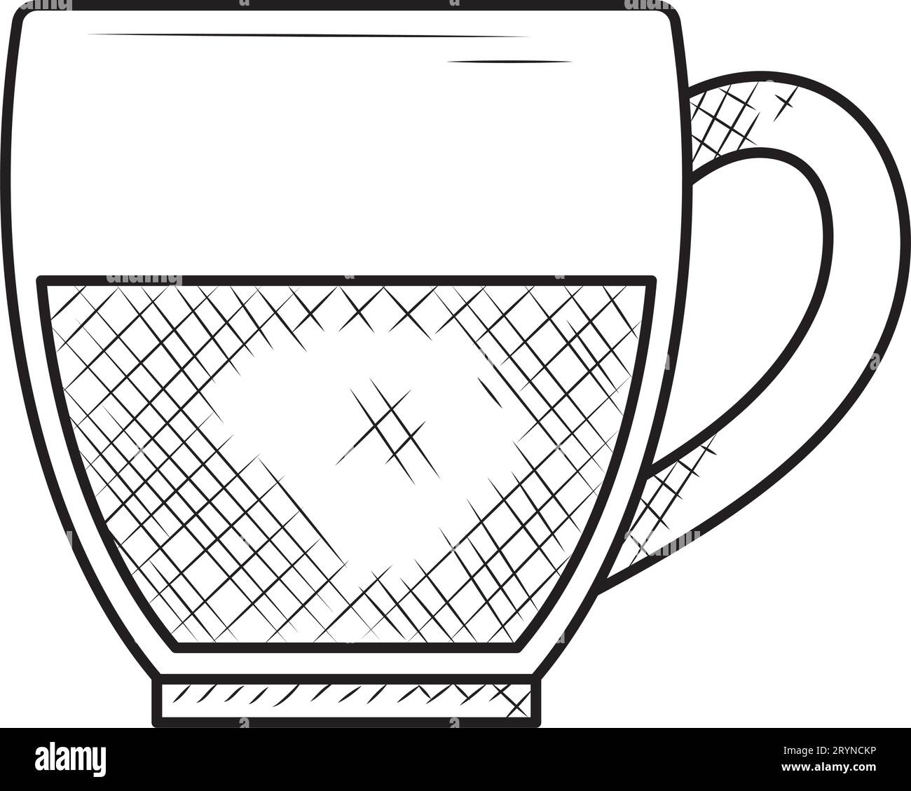coffee cup draw illustration Stock Vector Image & Art Alamy